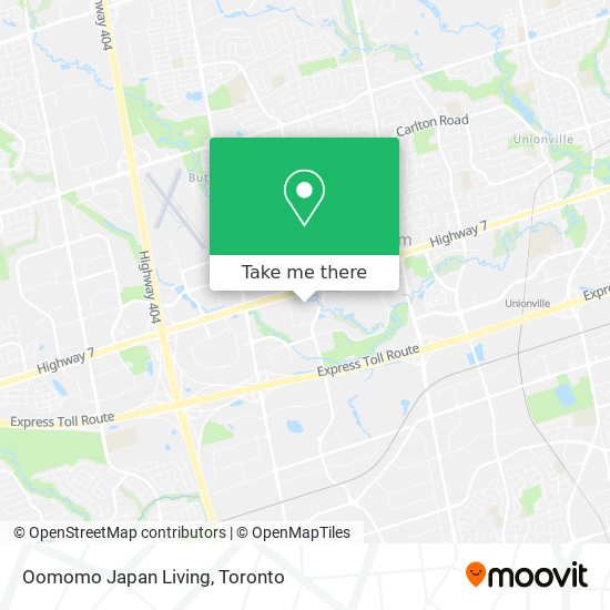 Oomomo Japan Living map