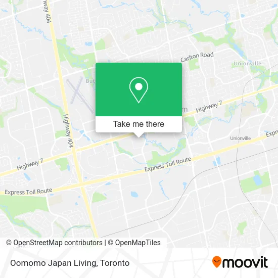 Oomomo Japan Living map