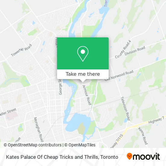 Kates Palace Of Cheap Tricks and Thrills map