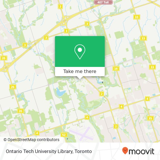 Ontario Tech University Library map