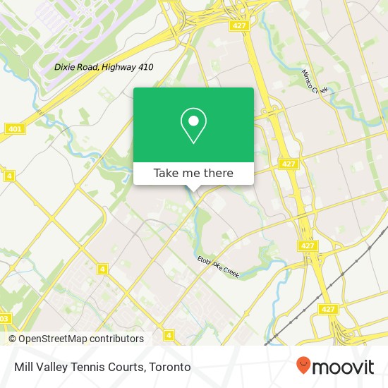 Mill Valley Tennis Courts map