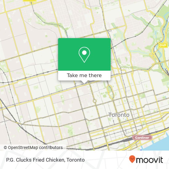 P.G. Clucks Fried Chicken map