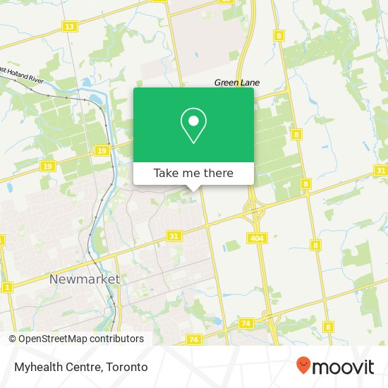 Myhealth Centre map