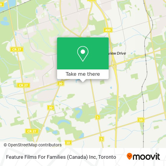 Feature Films For Families (Canada) Inc map