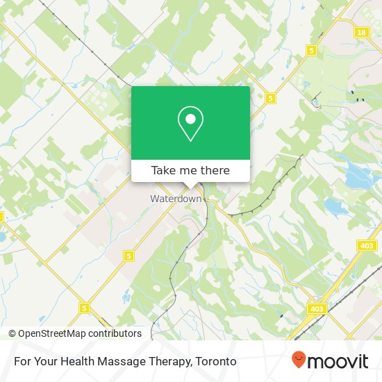 For Your Health Massage Therapy map