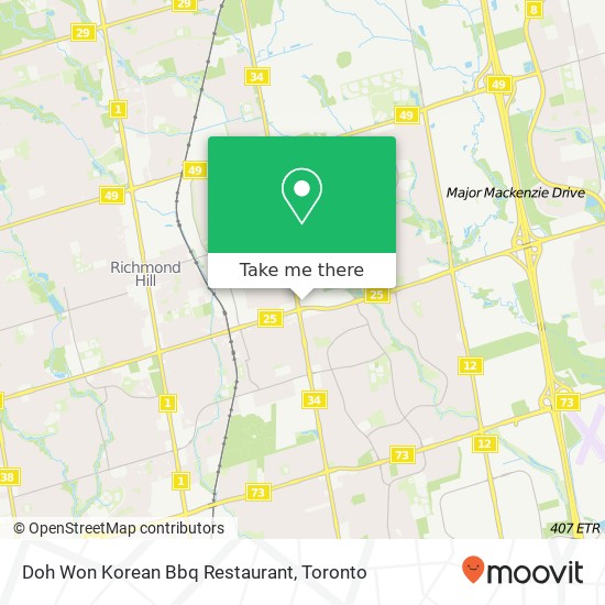 Doh Won Korean Bbq Restaurant map