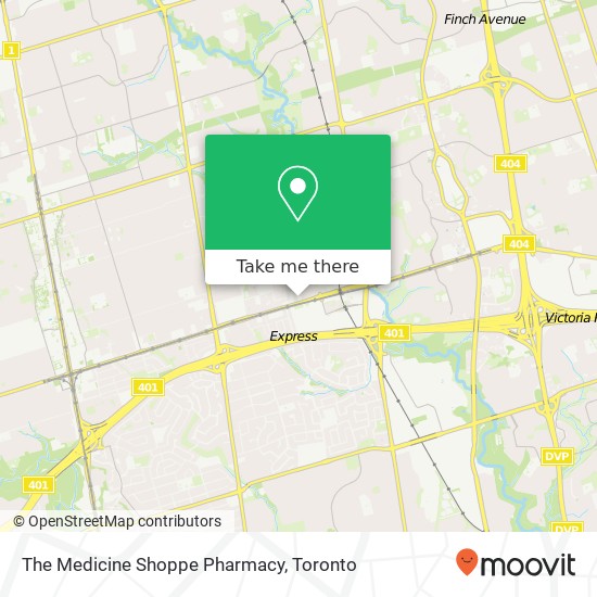 The Medicine Shoppe Pharmacy map