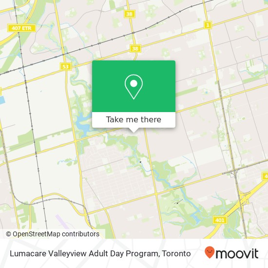 Lumacare Valleyview Adult Day Program plan