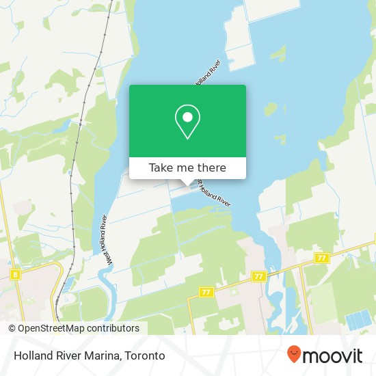Holland River Marina map