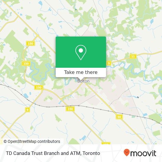 TD Canada Trust Branch and ATM plan