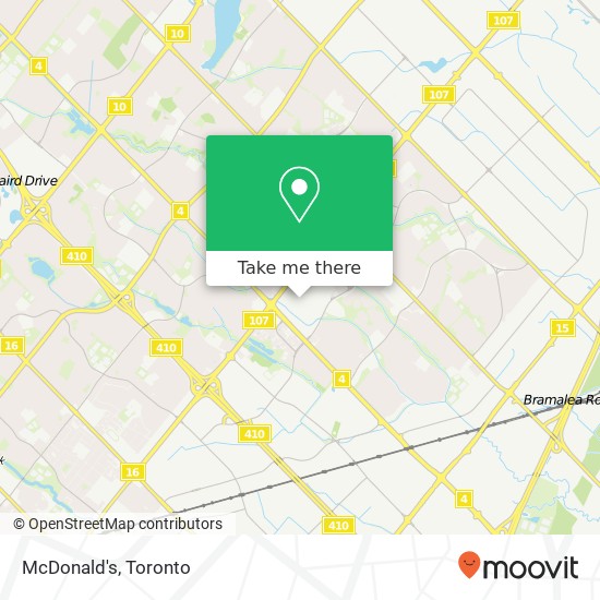 McDonald's map