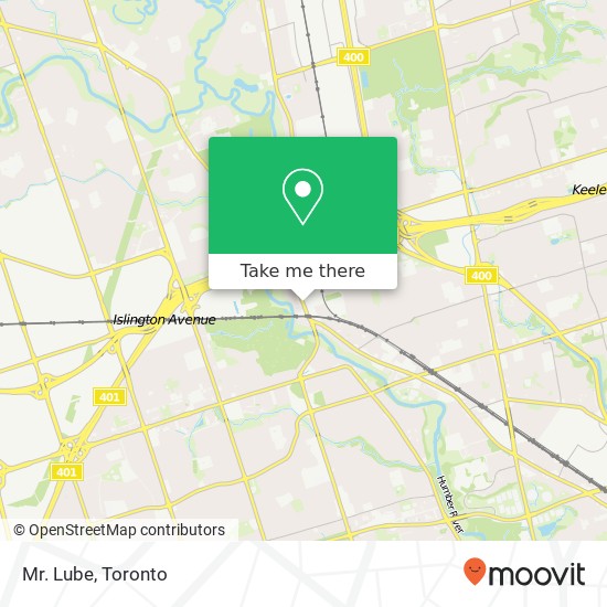 Mr. Lube map