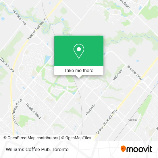 Williams Coffee Pub map