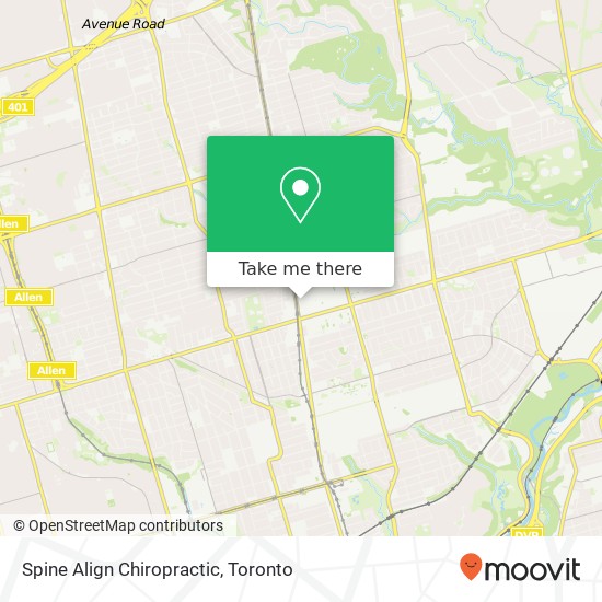 Spine Align Chiropractic map