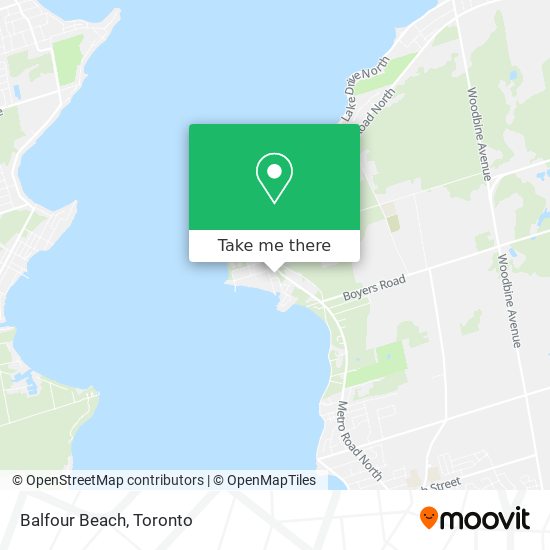 Balfour Beach map
