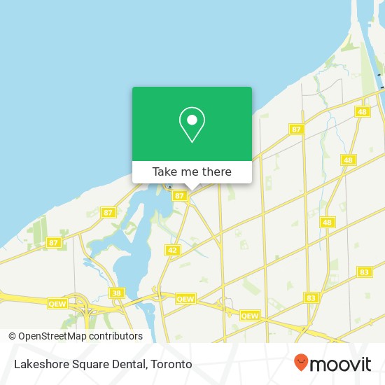 Lakeshore Square Dental map