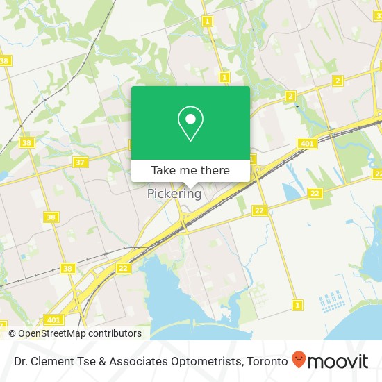 Dr. Clement Tse & Associates Optometrists map