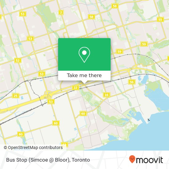 Bus Stop (Simcoe @ Bloor) plan