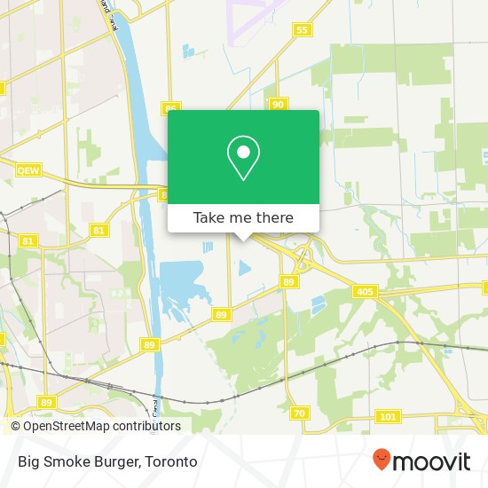 Big Smoke Burger map