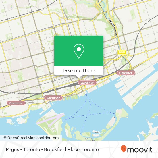 Regus - Toronto - Brookfield Place map