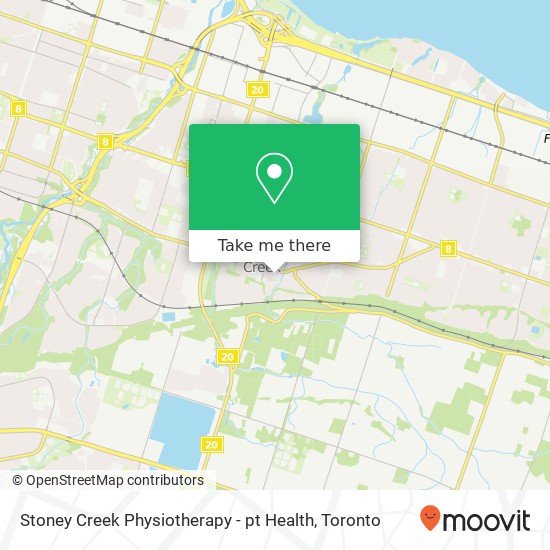 Stoney Creek Physiotherapy - pt Health map