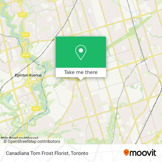 Canadiana Tom Frost Florist plan