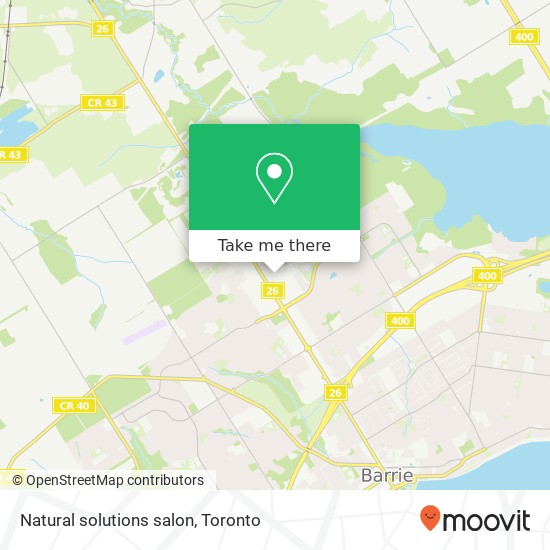 Natural solutions salon map