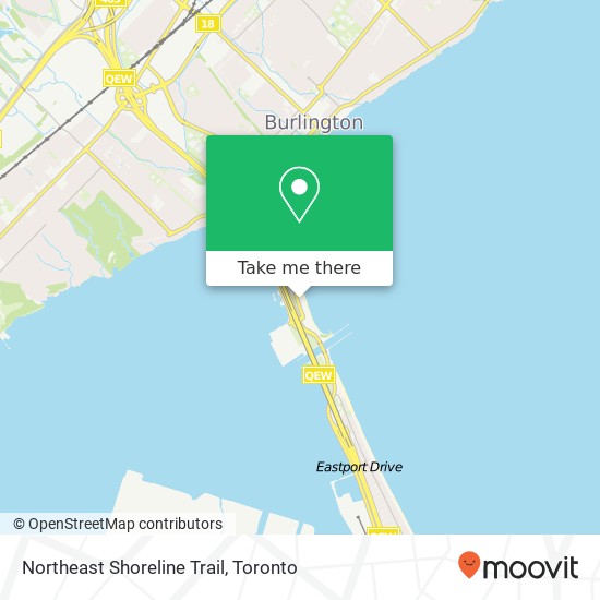 Northeast Shoreline Trail map