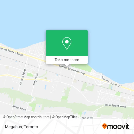 Megabus map