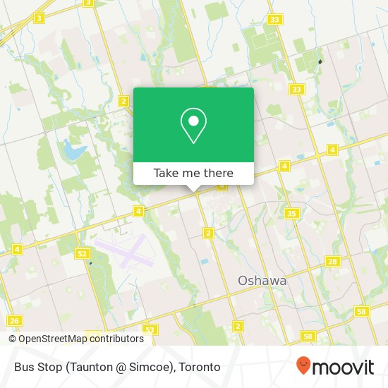 Bus Stop (Taunton @ Simcoe) plan