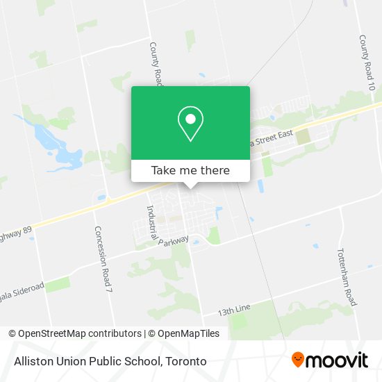 Alliston Union Public School plan