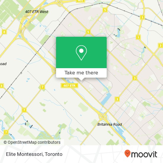 Elite Montessori map