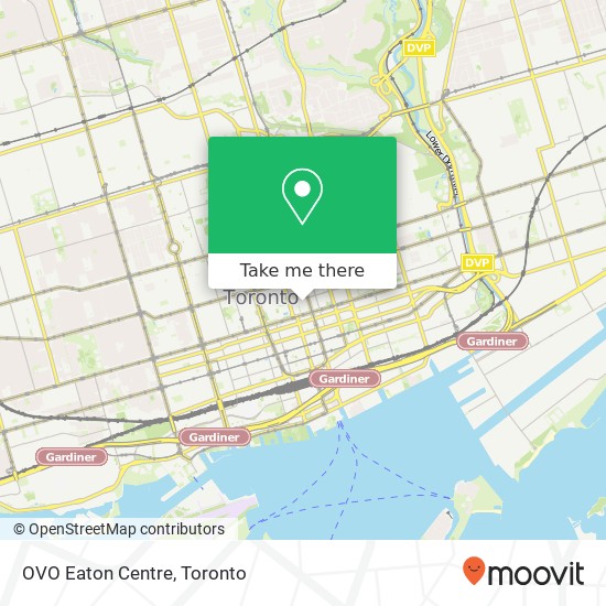 OVO Eaton Centre map