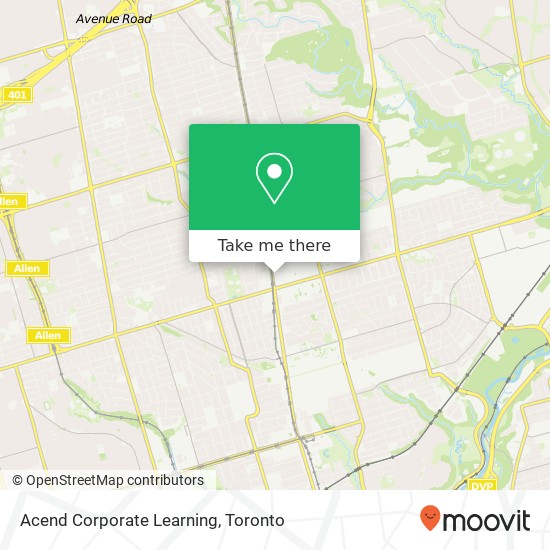 Acend Corporate Learning map