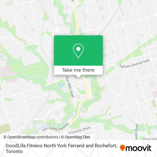 GoodLife Fitness North York Ferrand and Rochefort plan
