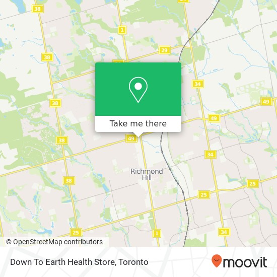 Down To Earth Health Store plan