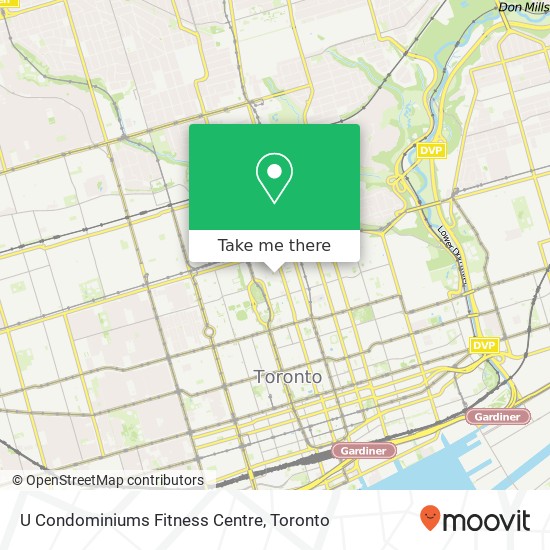 U Condominiums Fitness Centre map