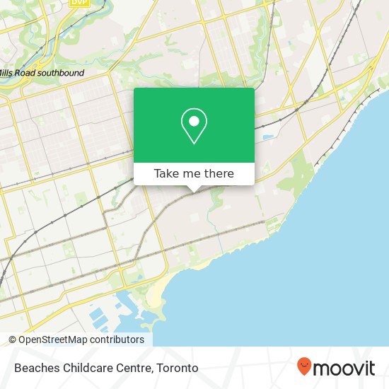 Beaches Childcare Centre map