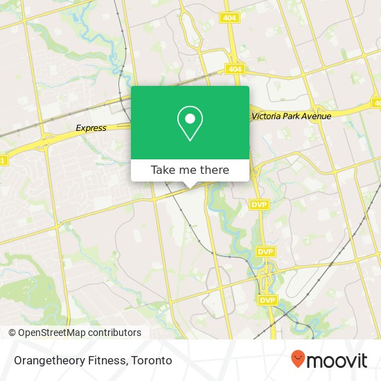Orangetheory Fitness map