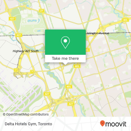 Delta Hotels Gym map