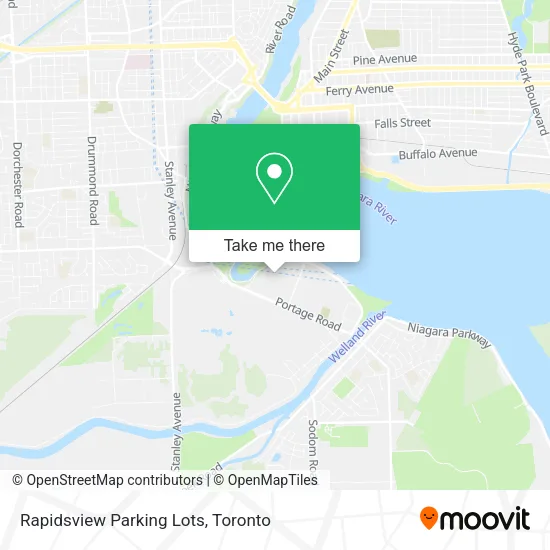 Rapidsview Parking Lots map