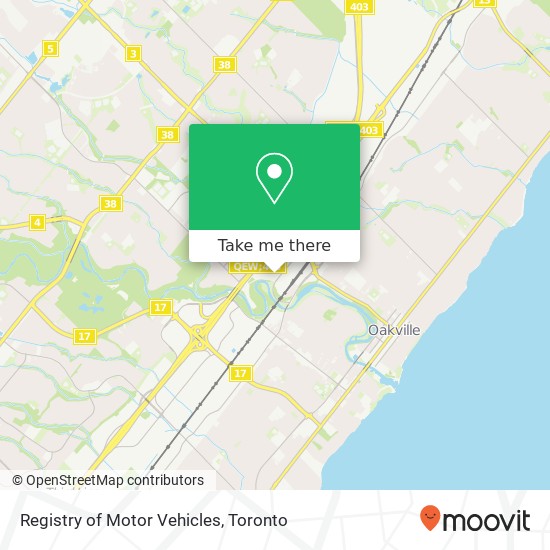 Registry of Motor Vehicles plan