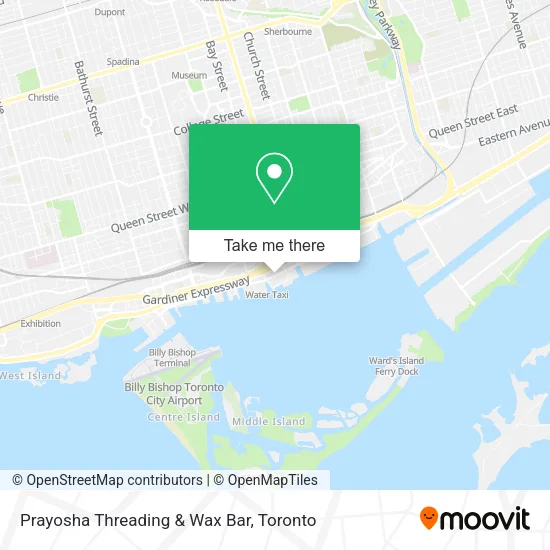 Prayosha Threading & Wax Bar map