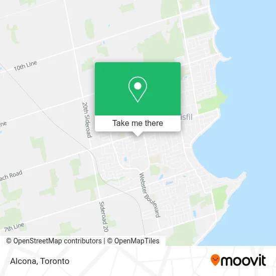 Alcona map