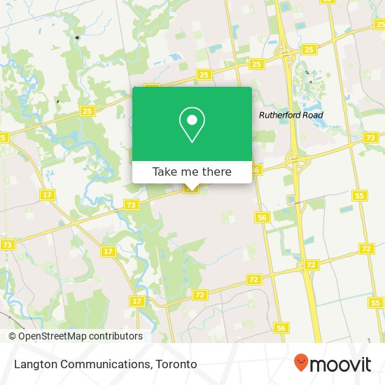 Langton Communications map