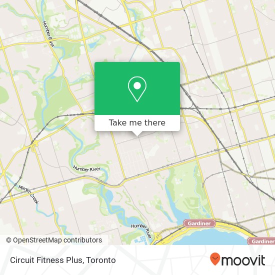 Circuit Fitness Plus map