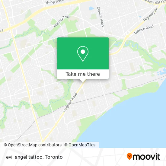 evil angel tattoo map