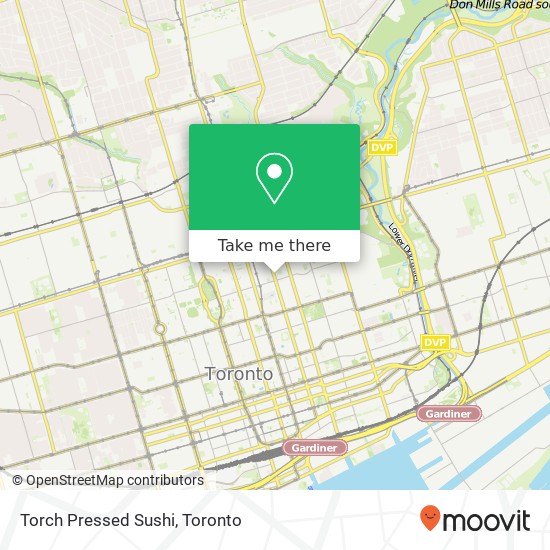 Torch Pressed Sushi map