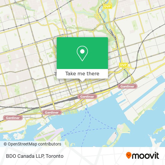 BDO Canada LLP map