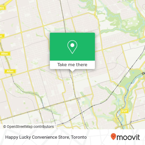 Happy Lucky Convenience Store map